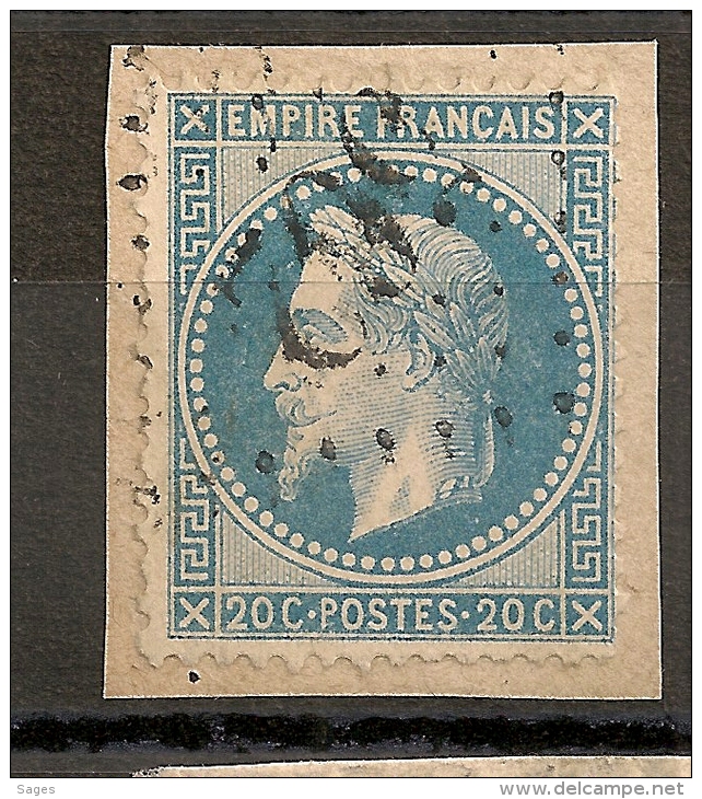 138 A3, 2° état, 20C NAPOLEON LAURE, Planché ! - 1863-1870 Napoléon III Lauré