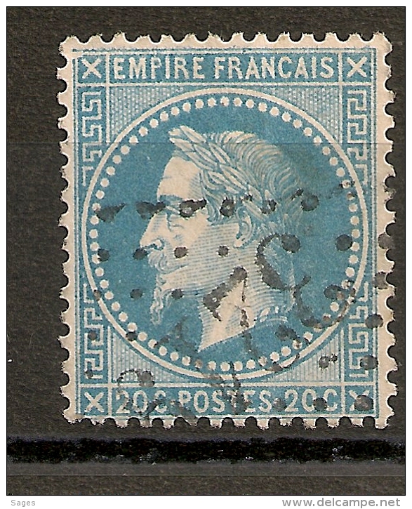 8 B3, 4° état, 20C NAPOLEON LAURE, Planché ! - 1863-1870 Napoléon III Lauré