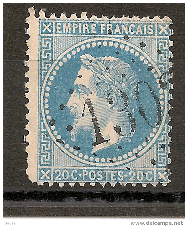 9 B3, 2° état, 20C NAPOLEON LAURE, Planché ! - 1863-1870 Napoléon III Lauré