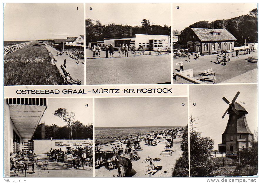 Graal Müritz - S/w Mehrbildkarte 13 - Graal-Müritz