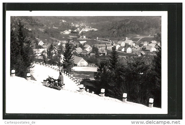 AK Idrija, Crni Vrh, Blick Vom Berg Auf Den Ort - Slovenia