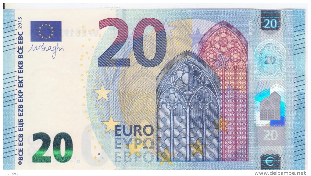 NOUVEAU BILLET DE 20€ FRANCE UF U002H1  CHARGE 01 UNC - 20 Euro