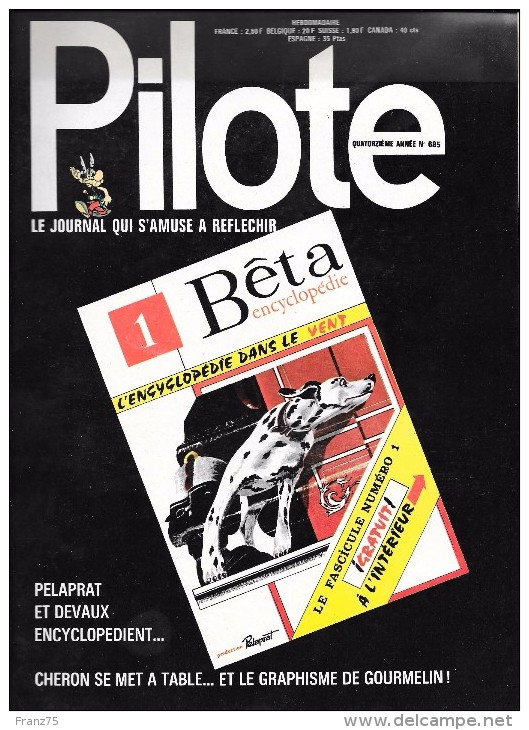 PILOTE-Hebdo N°685-1973-Dargaud--TBE - Pilote