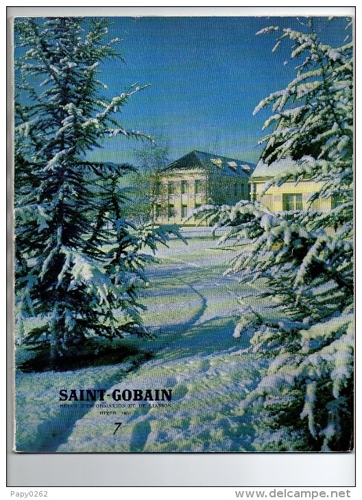 45 K ) 02 - AISNE - ST GOBAIN  - REVUE HIVER 1961 - - Picardie - Nord-Pas-de-Calais