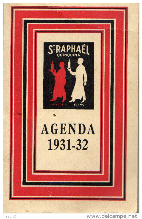 Agenda St Raphael Quinquina Exposition Coloniale 1931 32  23 Pages Draeger Imp Metropolitain Autobus Bateaux - Tamaño Pequeño : 1921-40