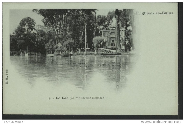 95 ENGHIEN LES BAINS - Le Lac (Le Matin Des Régates) - PRECURSEUR - Enghien Les Bains