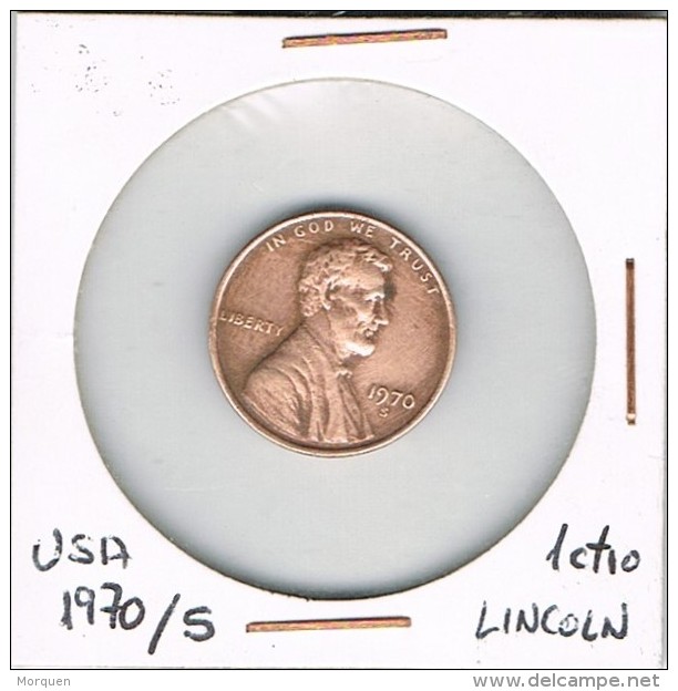 1 Ctvo LINCOLN, USA, 1970 / S - 1959-…: Lincoln, Memorial Reverse
