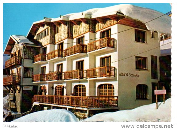 L´Alpe D´HUEZ Hôtel LE CHAMOIS (Face à La Chapelle)(scan Recto Et Verso) - Otros & Sin Clasificación