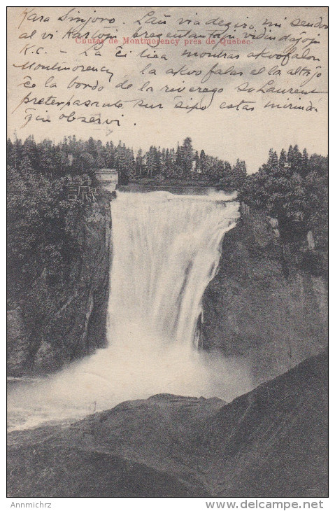CHUTES DE MONTMORENCY 1908 - Montmorency Falls