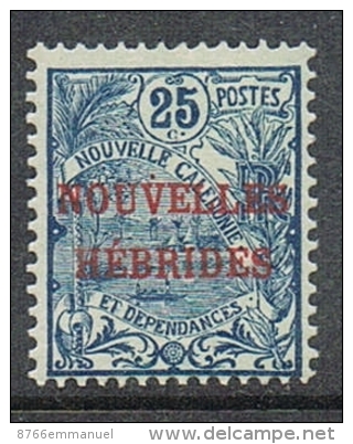 NOUVELLES-HEBRIDES N°3 N* - Unused Stamps