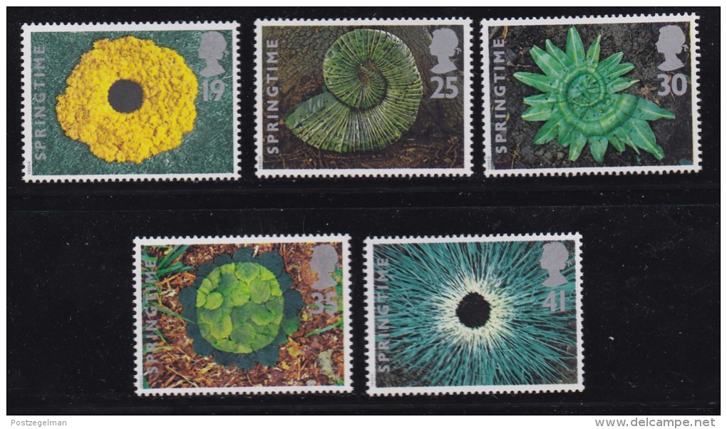 UK, 1995, Mint Never Hinged Stamps , Spring, 1549-1553, #1058 - Unused Stamps