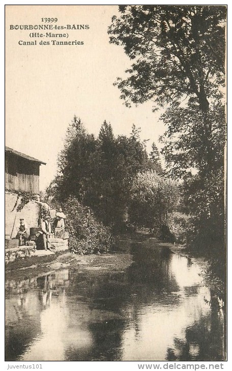 CPA Bourbonne Les Bains-Canal Des Tanneries   L2032 - Bourbonne Les Bains