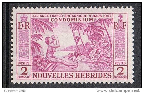 NOUVELLES-HEBRIDES N°184 N* - Unused Stamps