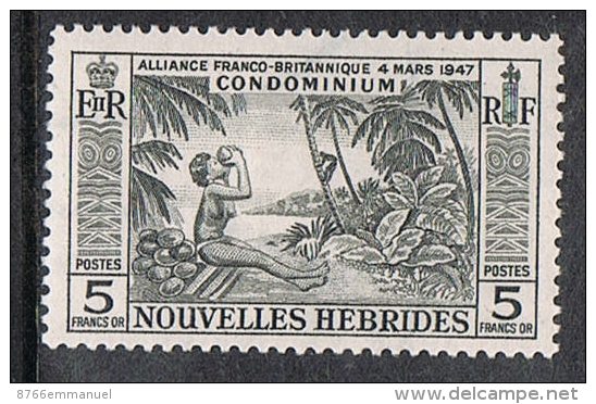 NOUVELLES-HEBRIDES N°185 N* - Unused Stamps