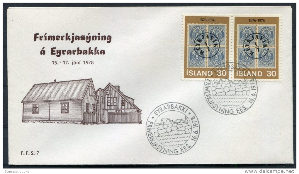 1978 Iceland Eyrarbakka Stamp Day Cover - Covers & Documents