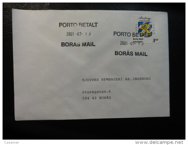 BORAS MAIL LOKALPOST Local Stamp On Cover - Local Post Stamps