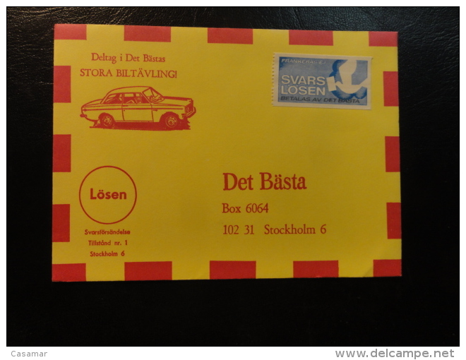 Svarslosen Car Auto Local Stamp On Cover - Local Post Stamps