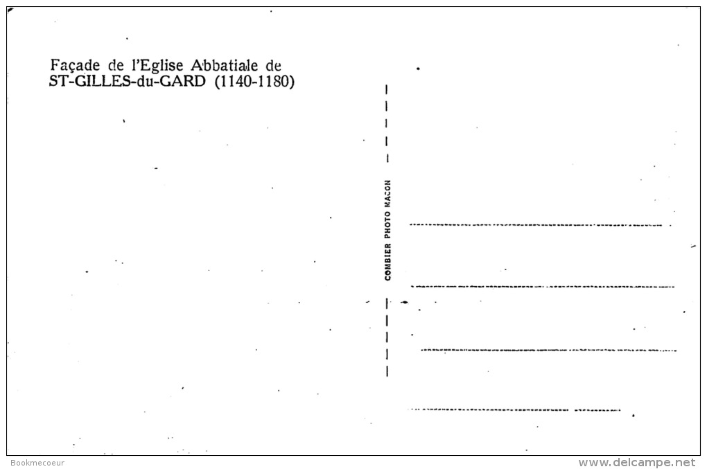30  SAINT GILLES   DU GARD L'EGLISE  FACADE DE L'EGLISE ABBATIALE  1140  1180 - Saint-Gilles