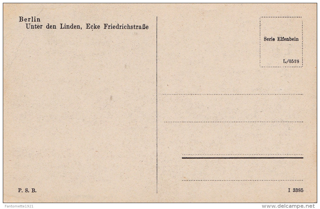 BERLIN UNTER DEN LINDEN (DIL166) - Autres & Non Classés