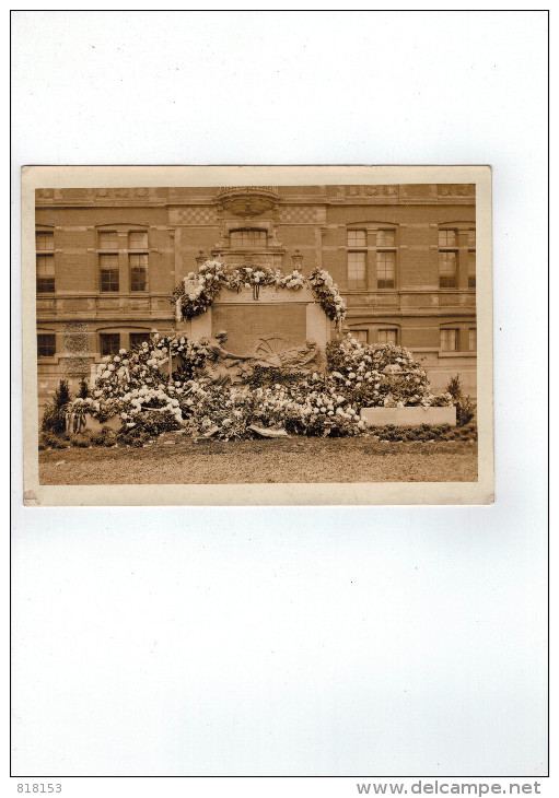 Mortsel :oorlogsmonument Der Gesneuvelden (originele Fotokaart 18x13cm) - Mortsel