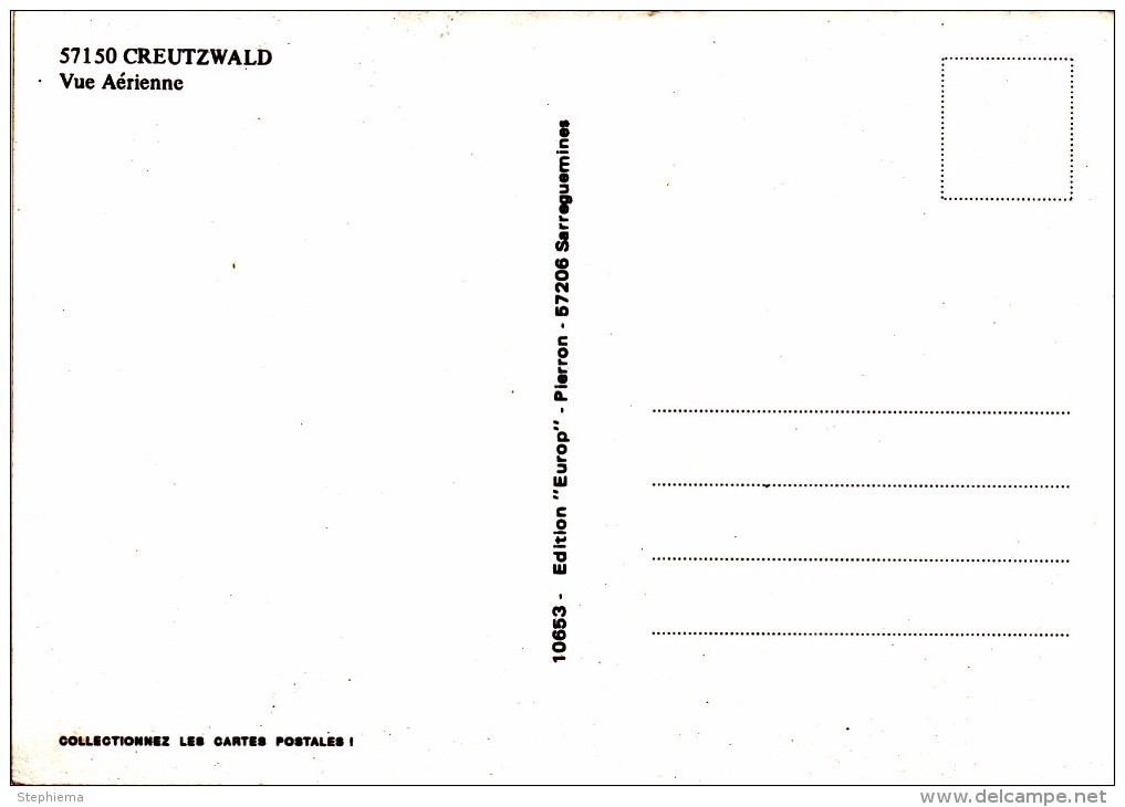 Carte Postale, Vue Aérienne, Creutzwald - Creutzwald