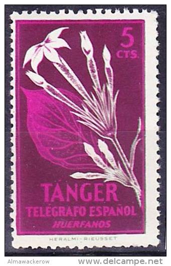 2016-0028 Telegrafos Tanger Edifil 47 Nuevo Sin Fijasello ** - Spanisch-Marokko