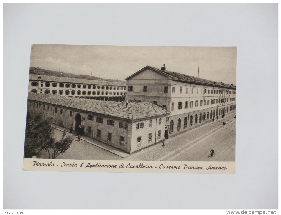 TORINO - Pinerolo - Scuola D´Applicazione Di Cavalleria - Caserma Principe Amedeo - 1938 - Educazione, Scuole E Università