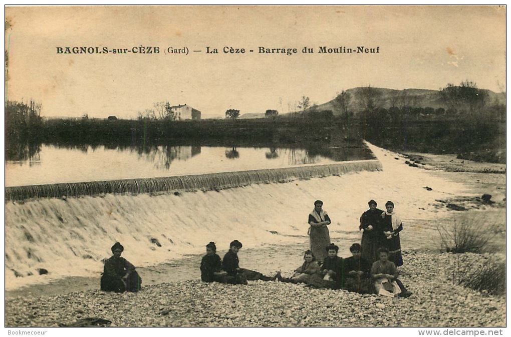 30 BAGNOLS SUR CEZE    Barrage Du Moulin Neuf - Bagnols-sur-Cèze