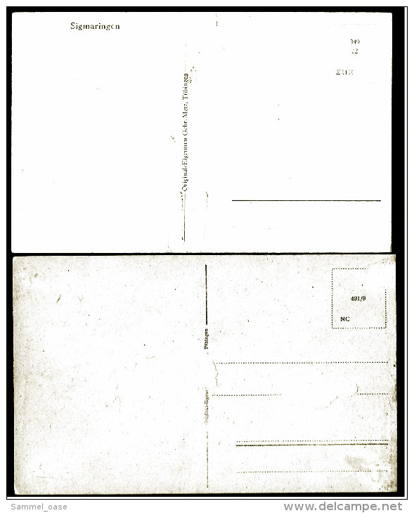 2 X Sigmaringen  -  Schloß  -  2 Versch. Perspektiven  -  Ansichtskarten Ca. 1910   (5679) - Sigmaringen