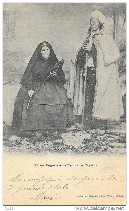 Pyrénées - Bagnères De Bigorre - Couple De Paysans - Collection Sajous - Europe