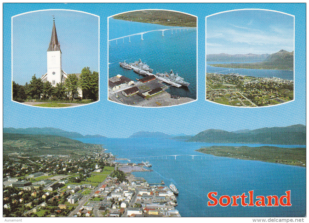 Noruega--1989--Sortland I Vesteralen----a, Francia - Noruega