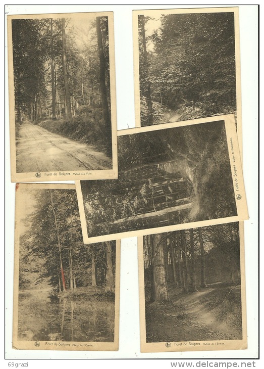 Auderghem  Forêt De Soignes ( Lot De 11 Cartes Postales ) Etang Du Rouge Cloître - Auderghem - Oudergem