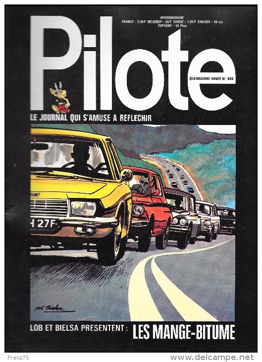 PILOTE-Hebdo N°666-1972-Dargaud--TBE - Pilote
