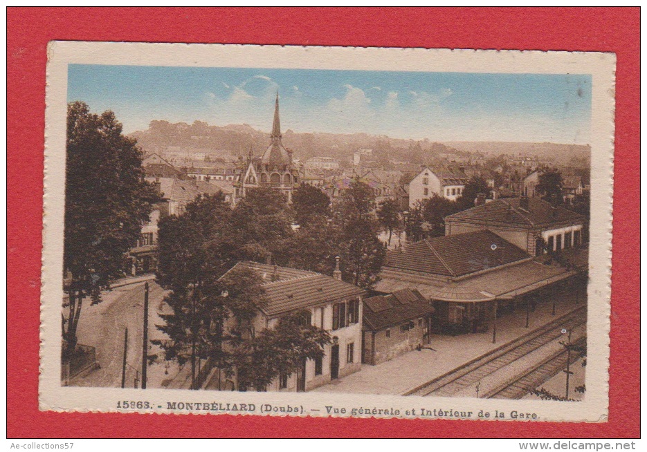 Montbéliard   ---  Vue Générale Et Intérieur De La Gare - Montbéliard