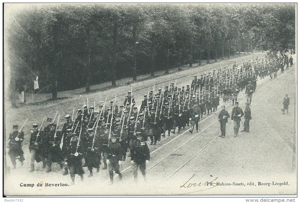 Camp De Beverloo Gelopen Kaart - Leopoldsburg (Camp De Beverloo)