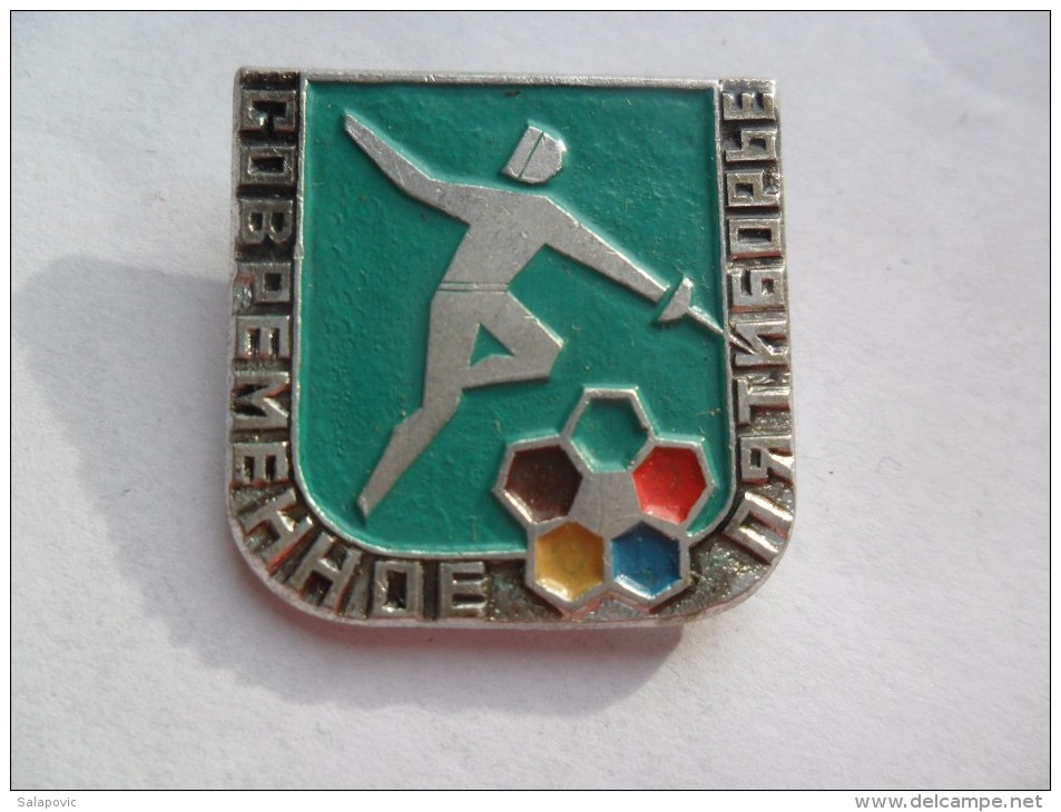 USSR SSSR FENCING  PIN BADGE  Z - Esgrima