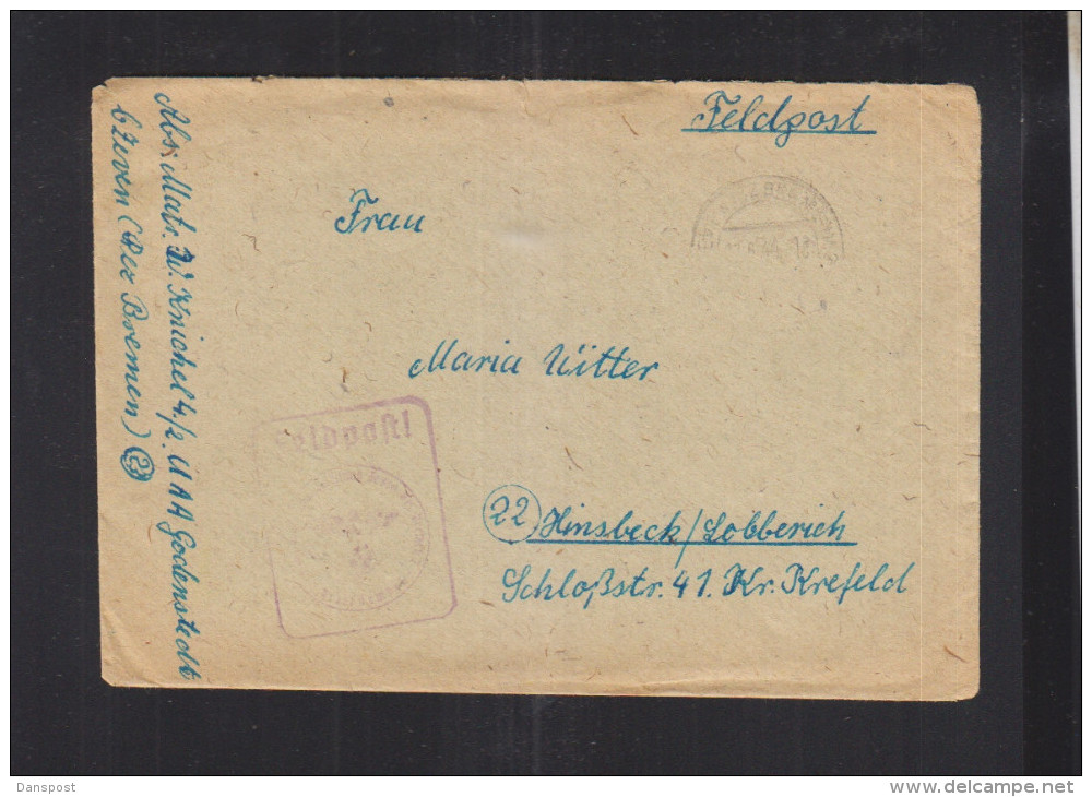 Dt. Reich Marine Feldpost 1917 Kiel Nach Bremen - Briefe U. Dokumente