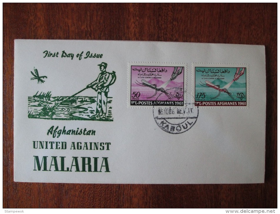 1962 Afghanistan - The World United Against Malaria - FDC (Medicine)(Health) - Afghanistan