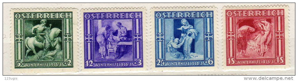 Österreich 1936 Mi 628-631 * [161115XV] - Unused Stamps