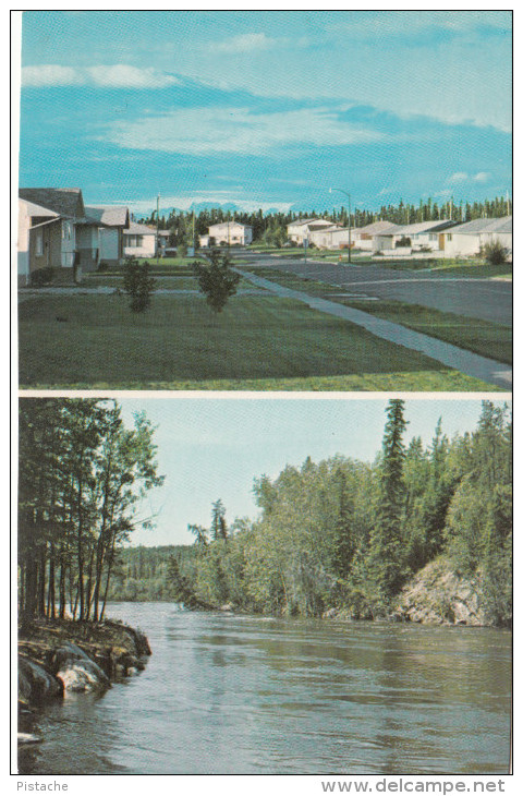 Thompson Manitoba Canada - Burntwood River - Riverside Drive - Housing -  - 2 Scans - Thompson