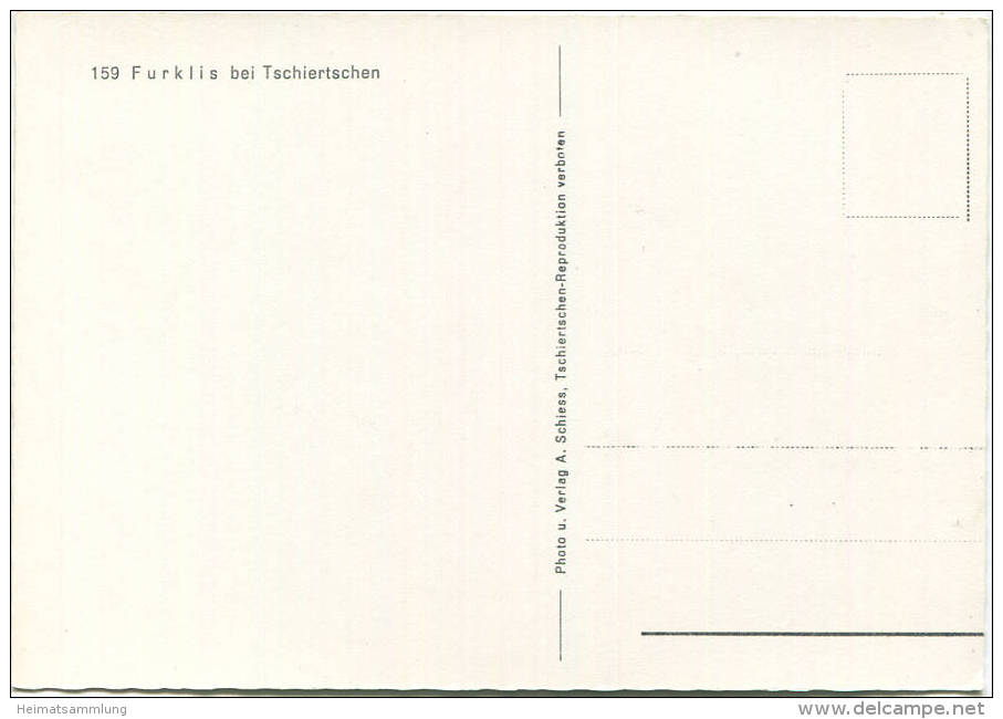 Furklis Bei Tschiertschen - Foto-AK Grossformat - Verlag A. Schiess Tschiertschen - Tschiertschen