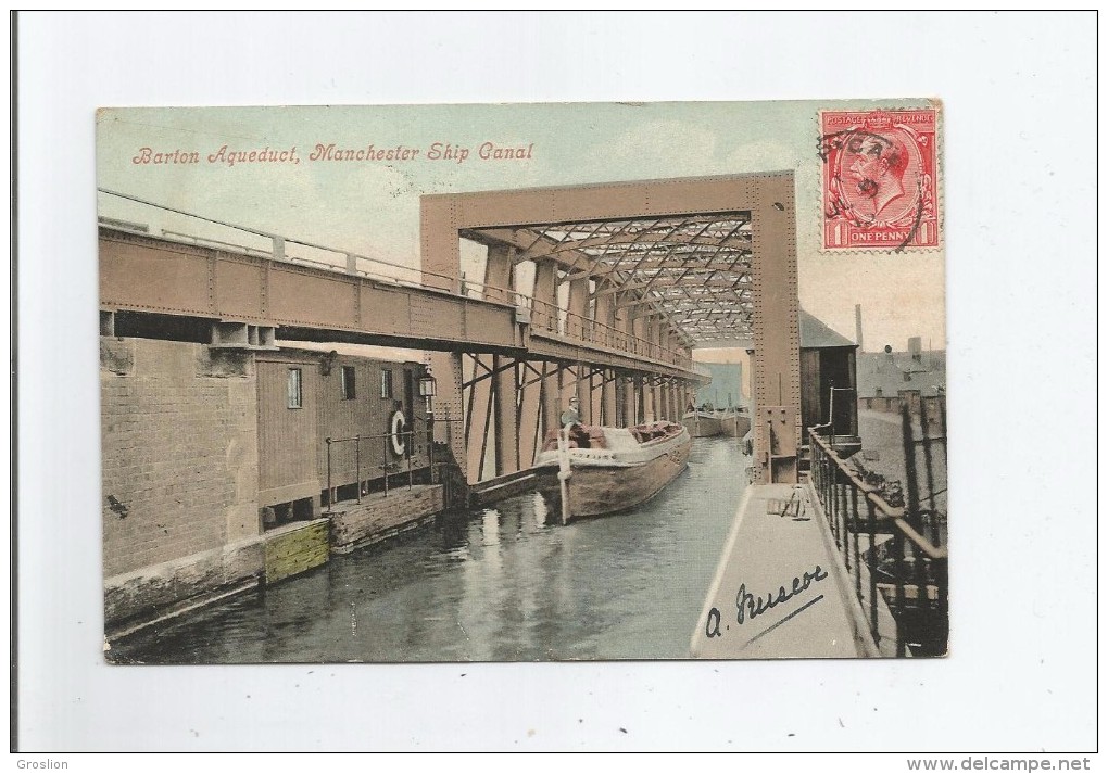 BARTON AQUEDUCT, MANCHESTER SHIP CANAL - Manchester