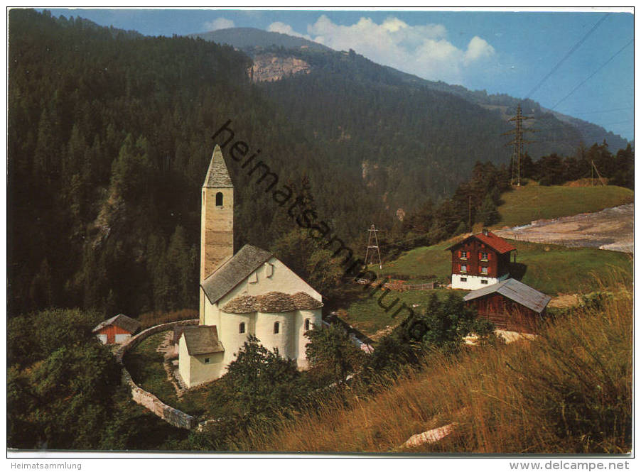 Alvaschein - Kirche St. Peter Mistail - AK-Grossformat - Verlag Foto-Gross St. Gallen - Alvaschein