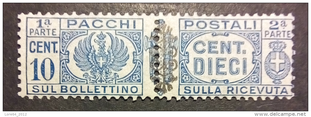 ITALIA 1945 - N° Catalogo Unificato 49 Nuovo ** - Postpaketten
