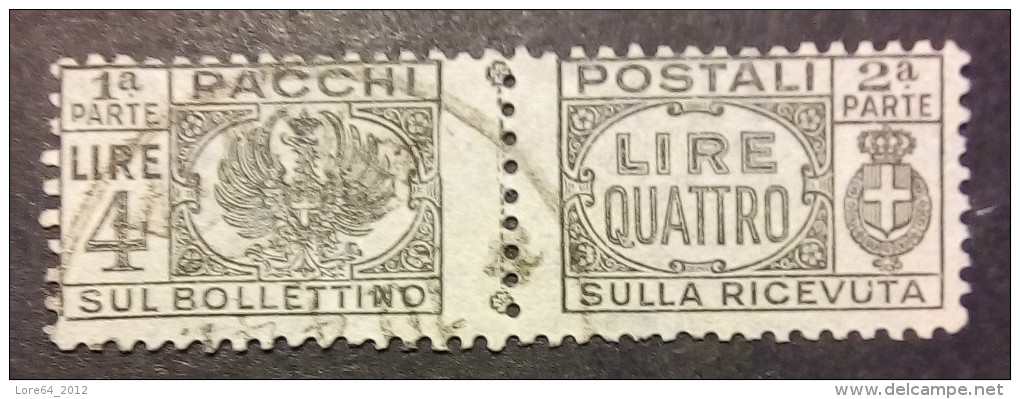 ITALIA 1946 - N° Catalogo Unificato 63 - Paketmarken