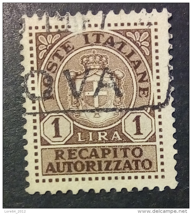 ITALIA 1945 - N° Catalogo Unificato 7 - Autorisierter Privatdienst