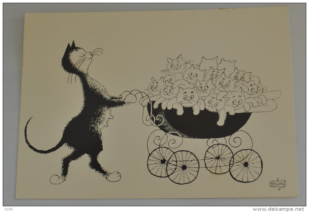 ALBERT DUBOUT  EXTRAIT DE L ALBUM LES CHATS - Dubout