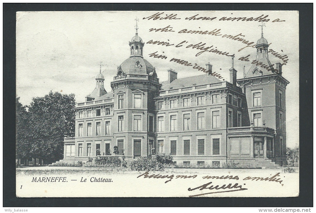 CPA - MARNEFFE - Le Château   // - Burdinne