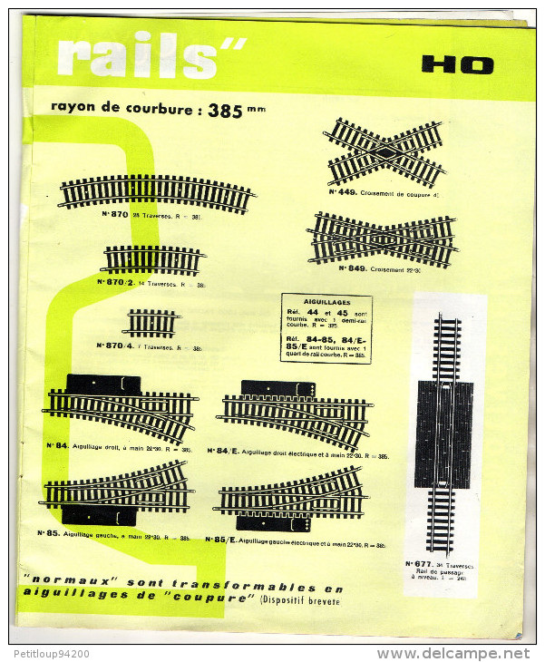 CATALOGUE JOUEF HO  Annee 1963 - Francés