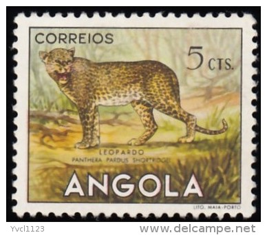 ANGOLA - Scott #362 Leopard (*) / Mint H Stamp - Angola